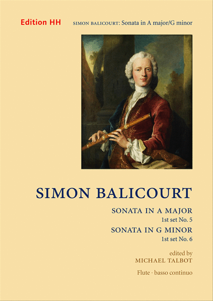 Sonata in A major and G minor Flute scores gallery preview page 1