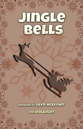 Book cover for Jingle Bells, Jazz Style, for Viola Duet