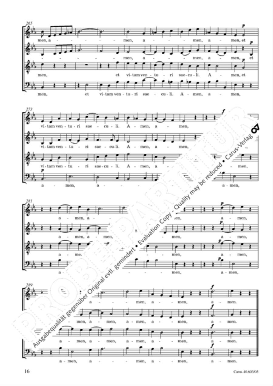 Grosse Orgelsolomesse in Es 4-Part scores gallery preview page 17