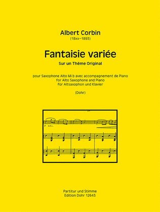 Fantaisie variée sur un Thême Original für Altsaxophon und Klavier