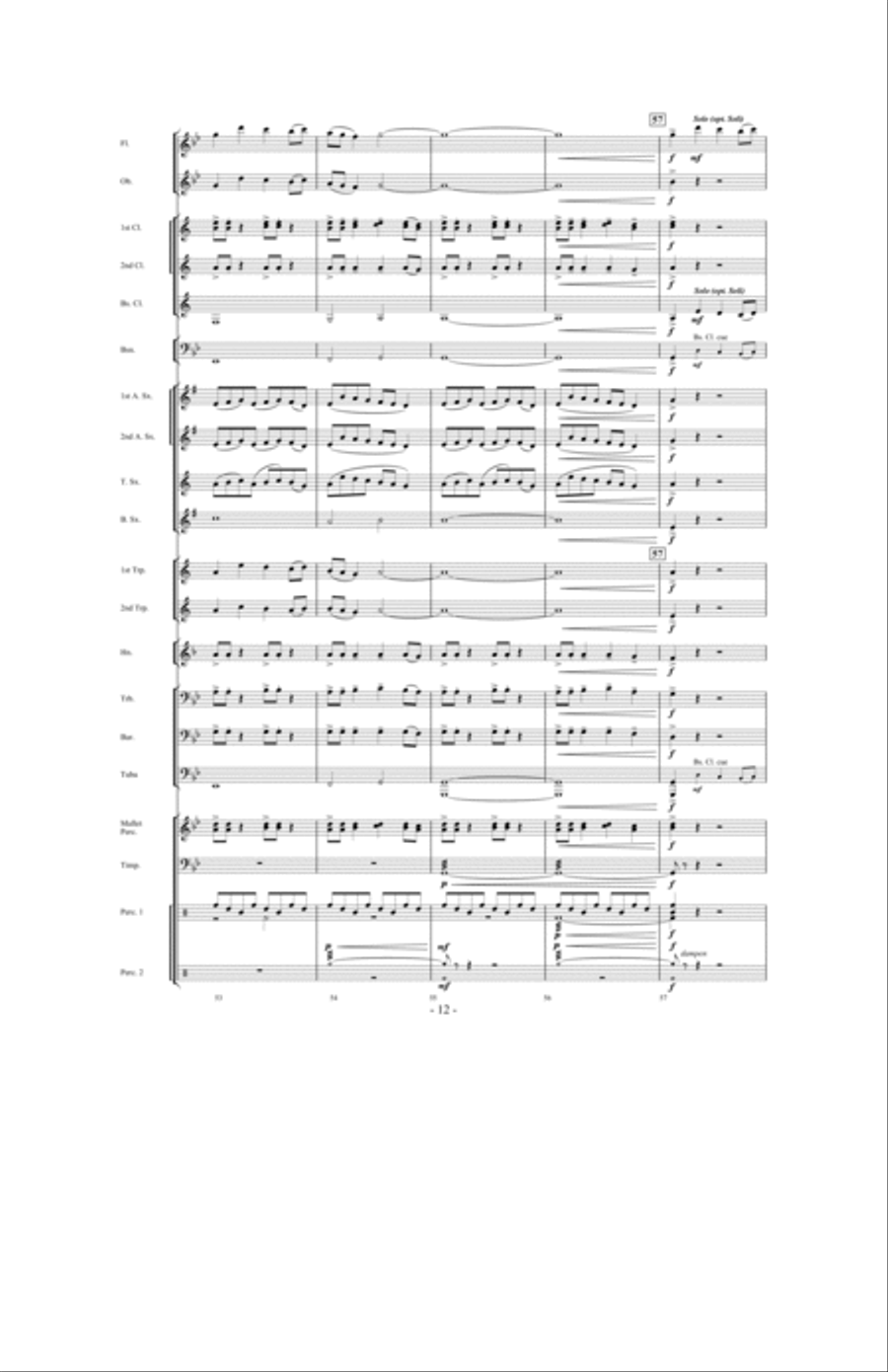 Legend of the Queen Anne's Revenge Concert Band scores gallery preview page 11