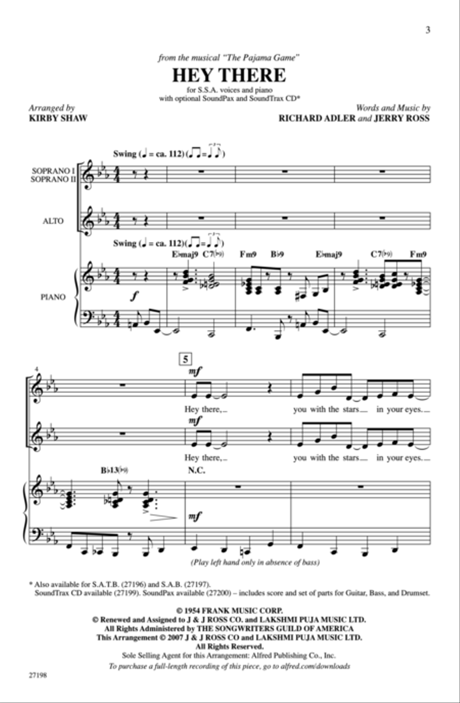 Hey There Women's Choir scores gallery preview page 2