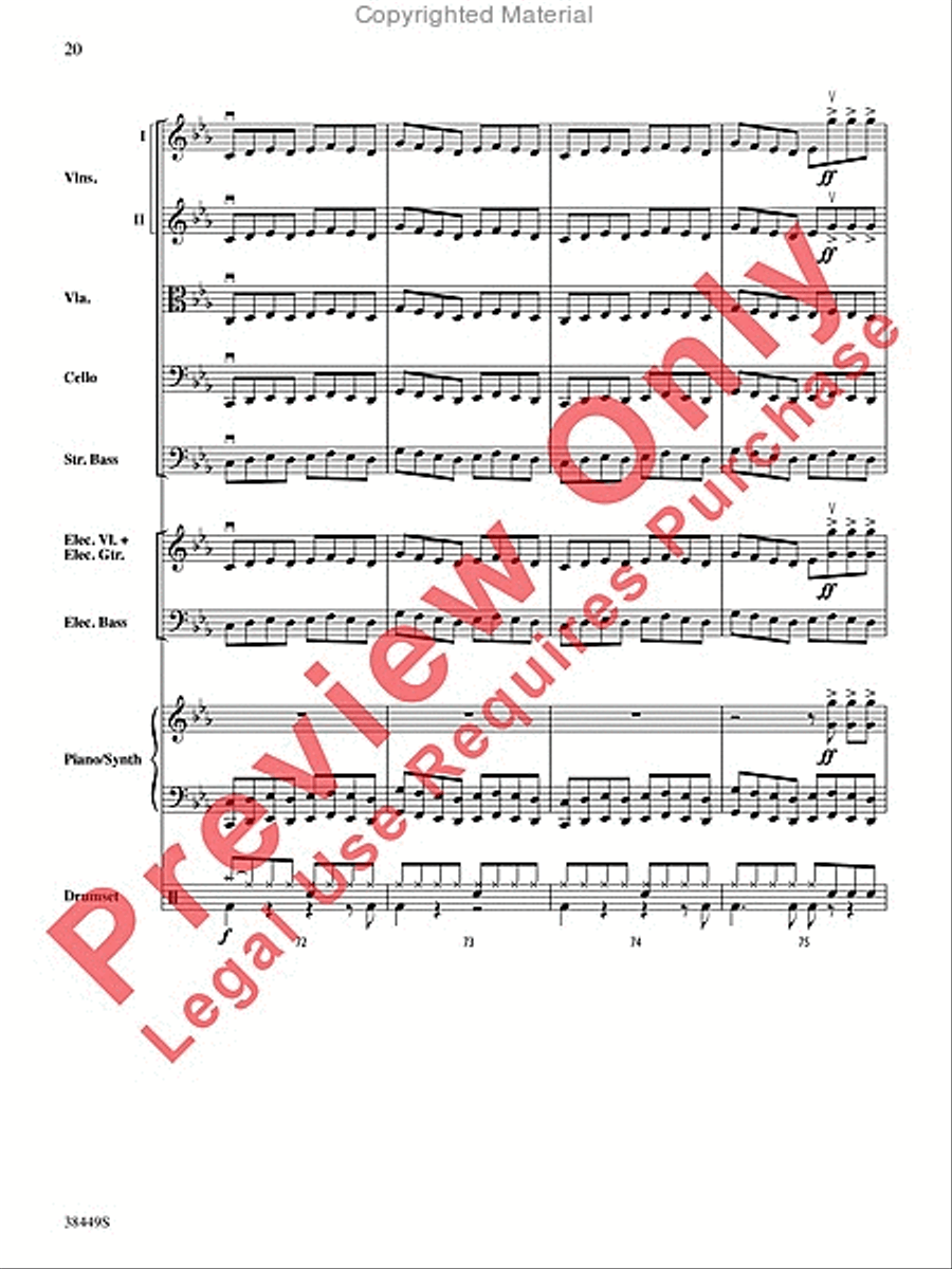 Requiem (The Fifth) Requiem (The Fifth) String Orchestra scores gallery preview page 21