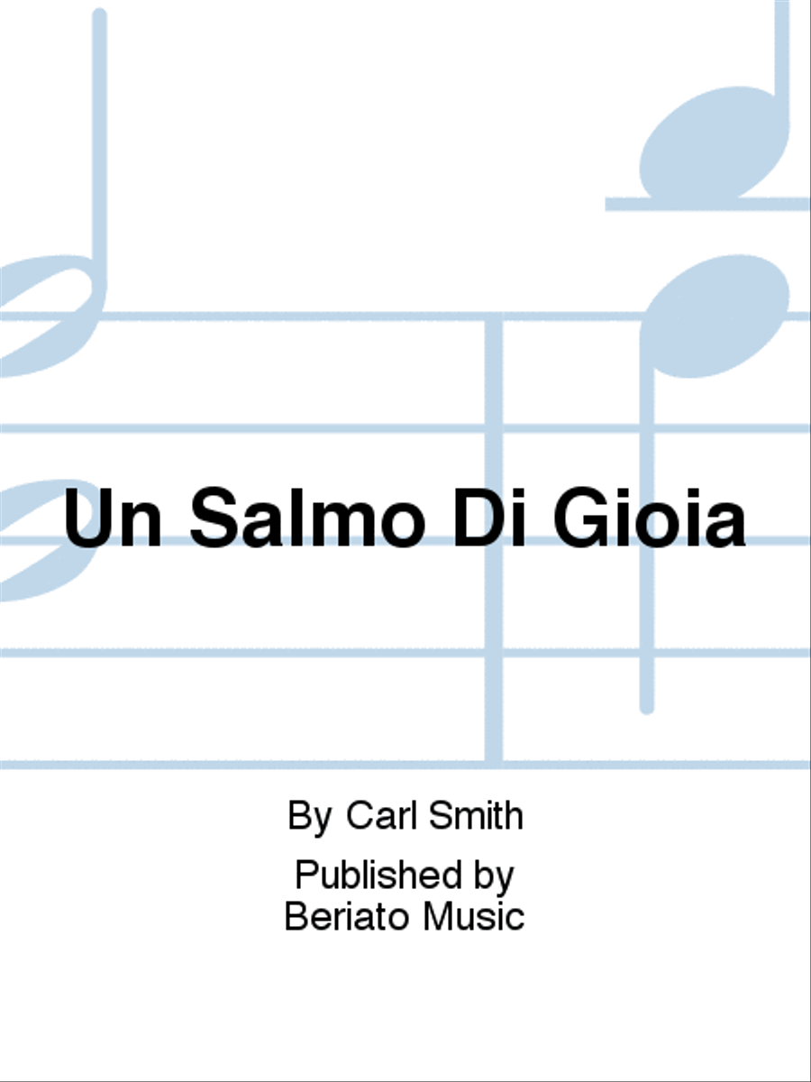Un Salmo Di Gioia Voice scores gallery preview page 1