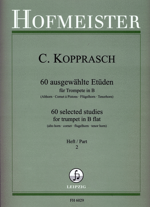 Book cover for 60 ausgewahlte Etuden, Heft 2