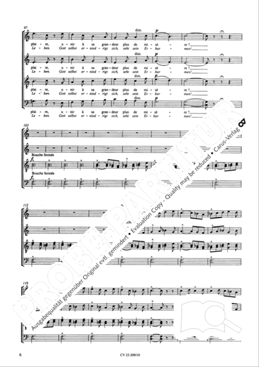 Bethlehem - Kommt, lasst uns sehen 4-Part scores gallery preview page 7
