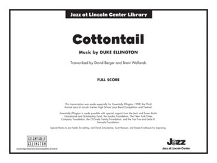 Book cover for Cottontail: Score