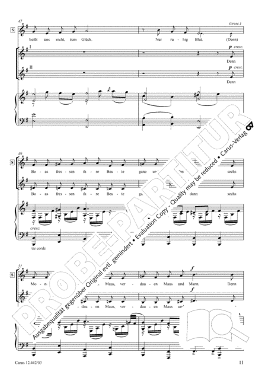 Der kleine Prinz 3-Part scores gallery preview page 13