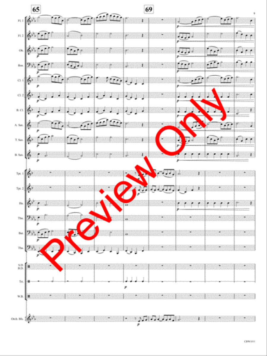 Western Legends Concert Band scores gallery preview page 12