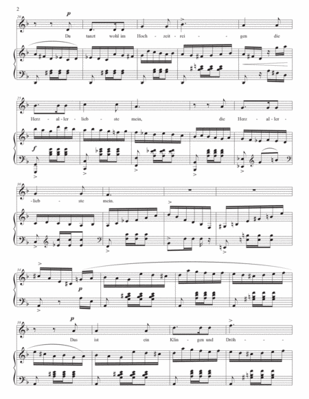 SCHUMANN: Das ist ein Flöten und Geigen, op. 48 no. 9 (transposed to D minor)