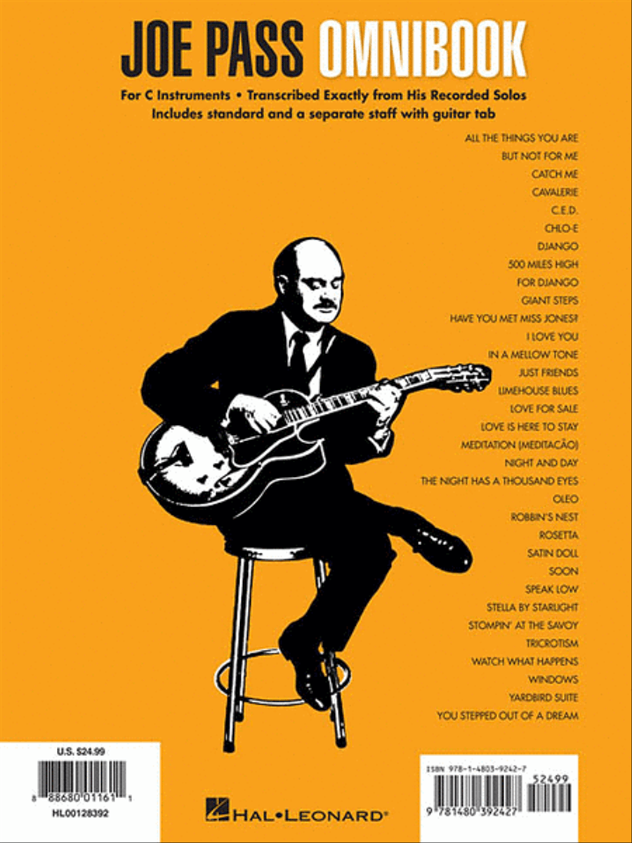 Joe Pass Omnibook Electric Guitar scores gallery preview page 2