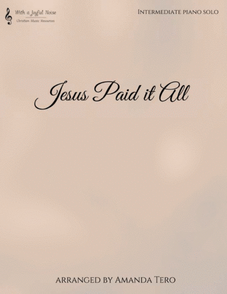 Jesus Paid it All image number null
