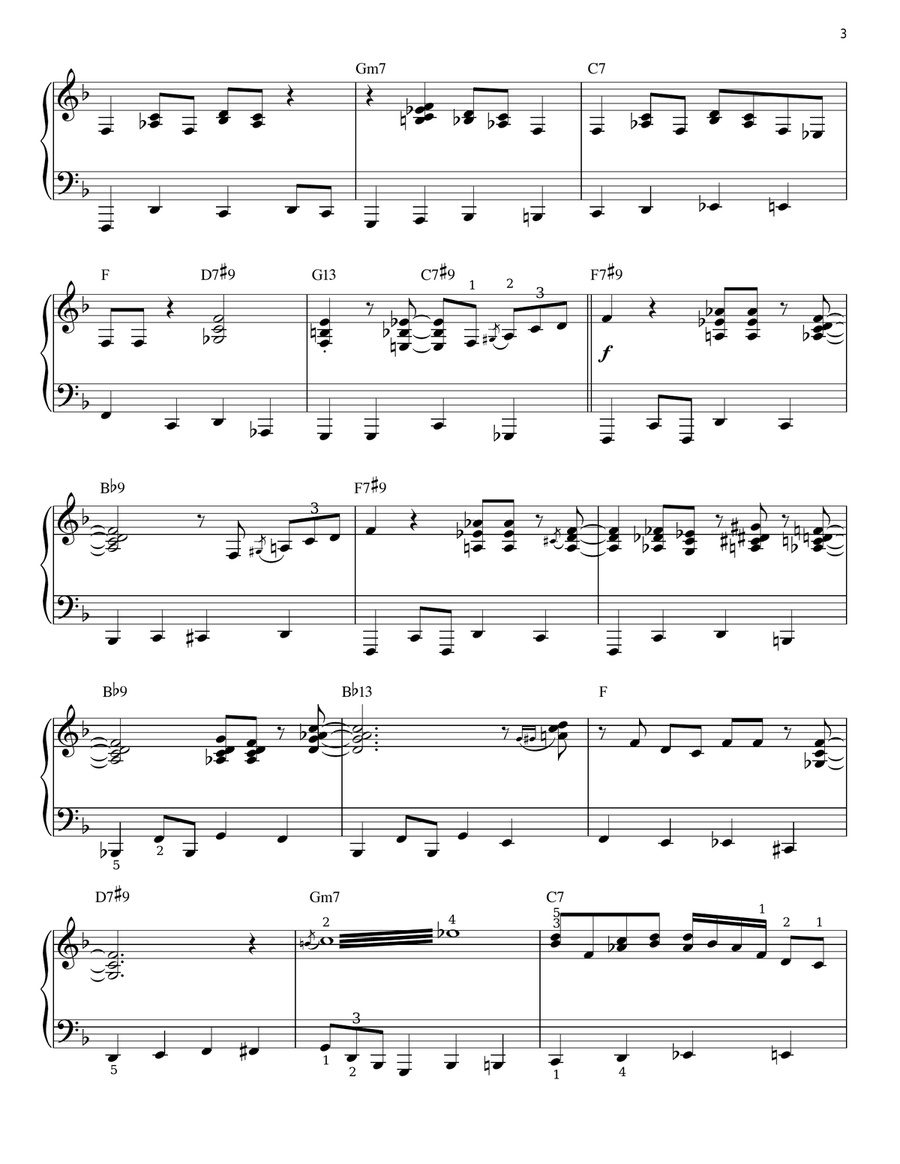 The Sermon (arr. Brent Edstrom) Piano Solo scores gallery preview page 3