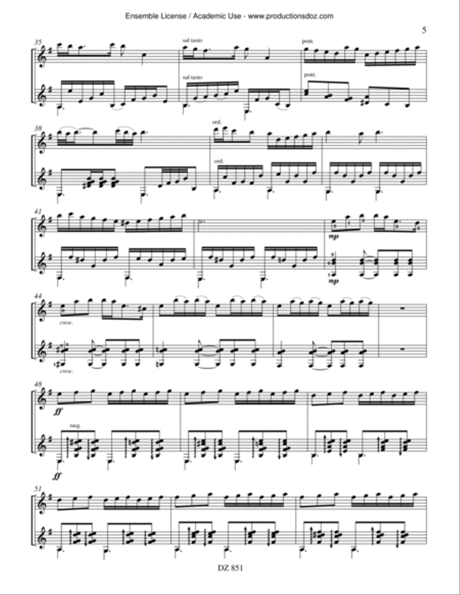 Who is Eve? Classical Guitar scores gallery preview page 5