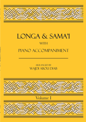 Book cover for Longa & Samai' collection with piano accompaniment