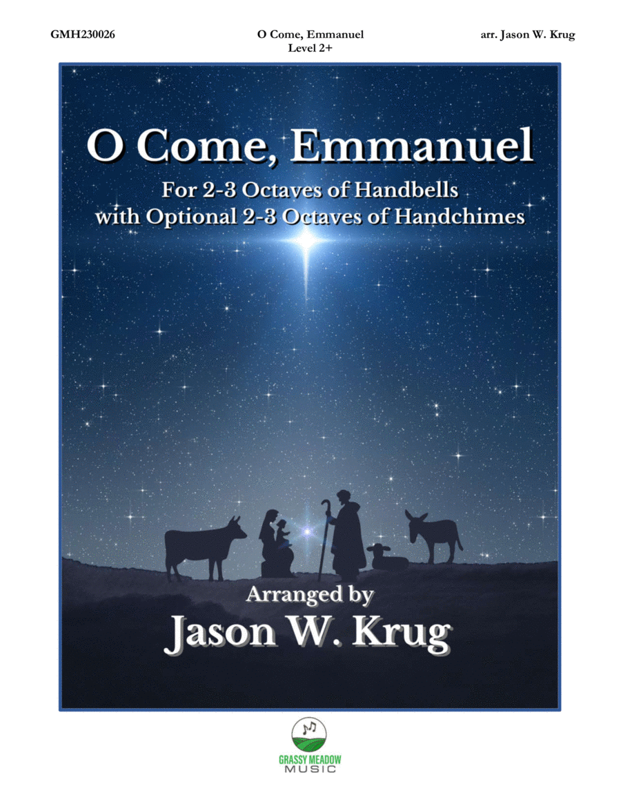 O Come, Emmanuel (for 2-3 octave handbell ensemble) (site license) image number null