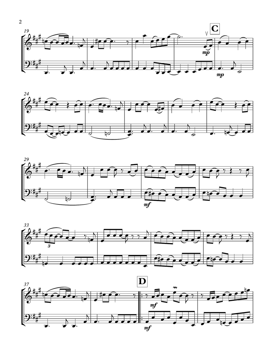 In My Life String Duet scores gallery preview page 3