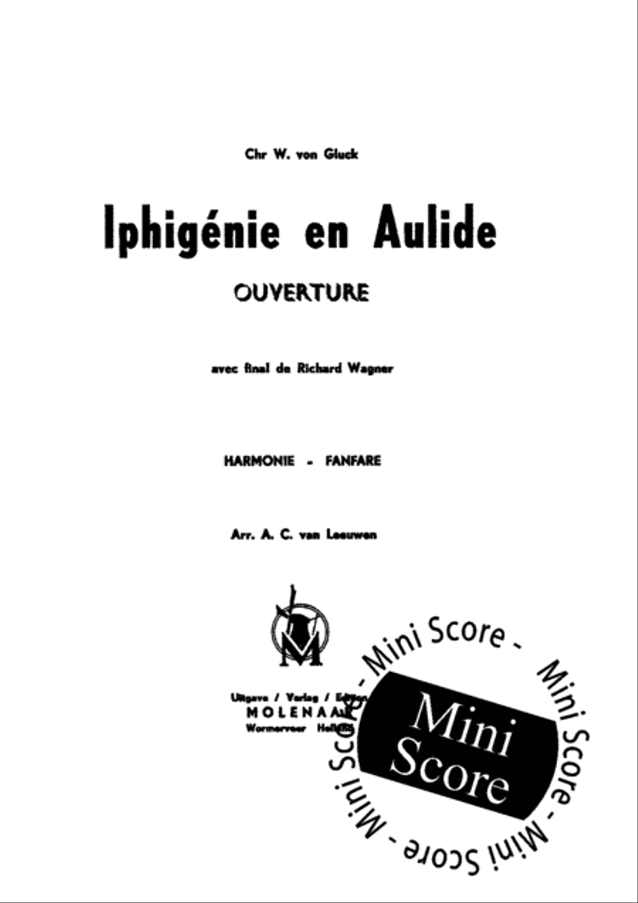 Iphigenie en Aulide Concert Band scores gallery preview page 3