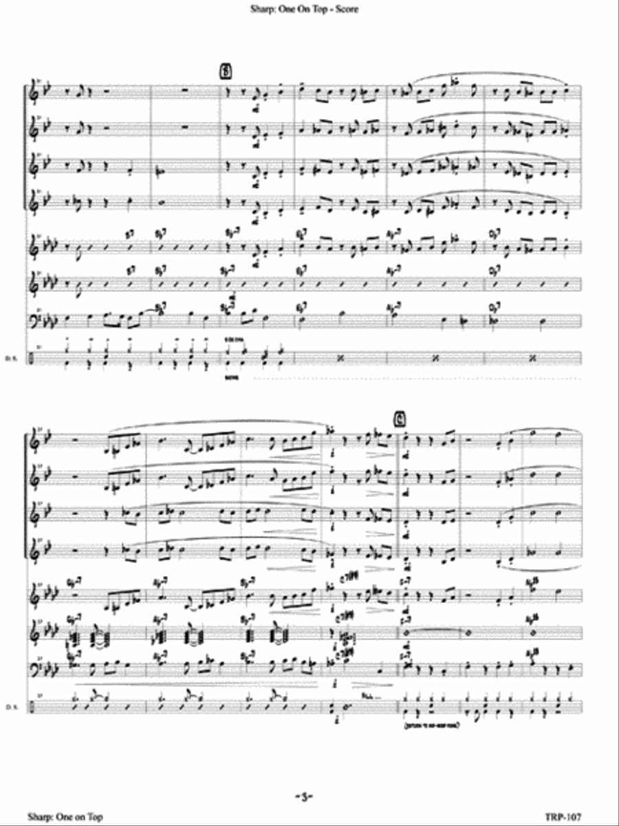 One on Top Small Ensemble scores gallery preview page 4