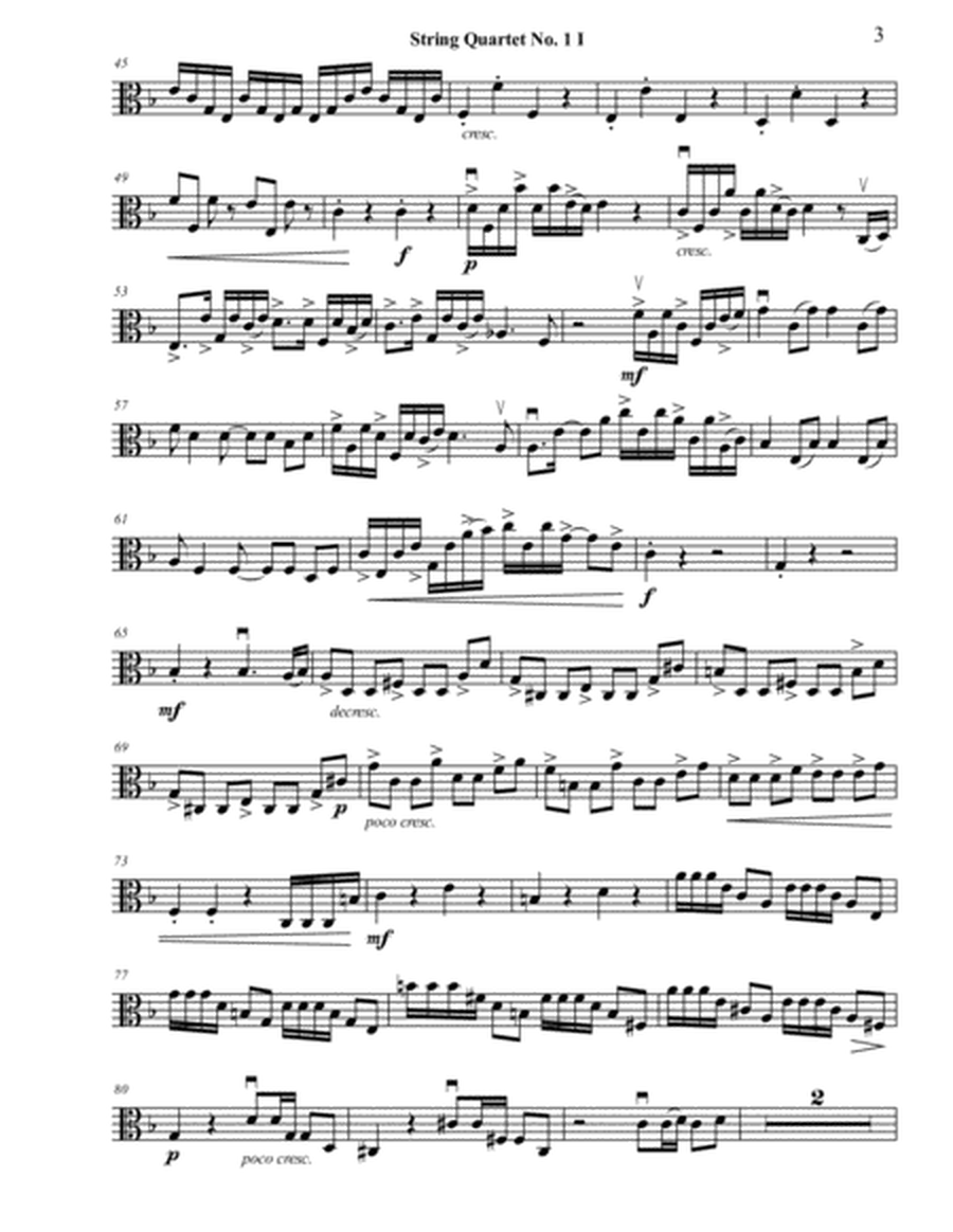 String Quartet 1 in D Minor - viola image number null