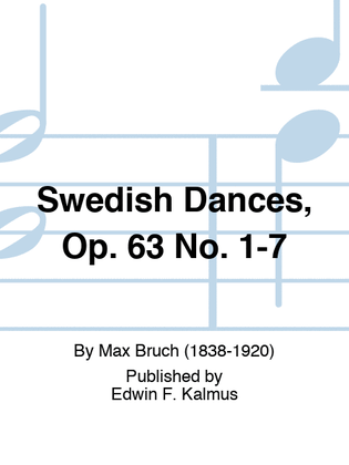 Book cover for Swedish Dances, Op. 63 No. 1-7