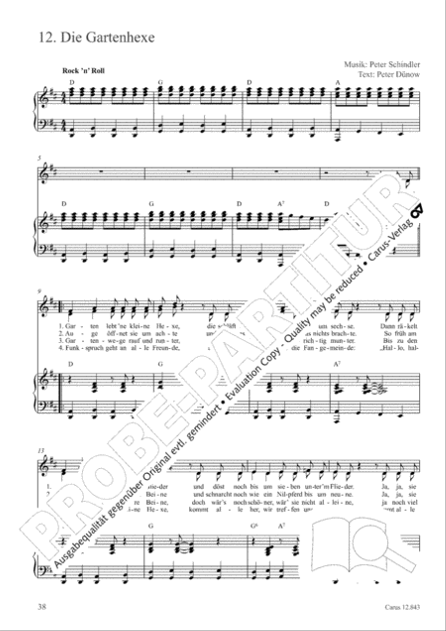 Gruselsongs, Band 1 Score scores gallery preview page 39