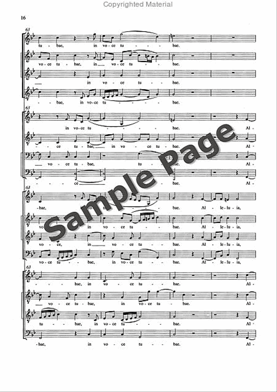 Omnes gentes plaudite Omnes gentes plaudite Mixed Choir scores gallery preview page 17