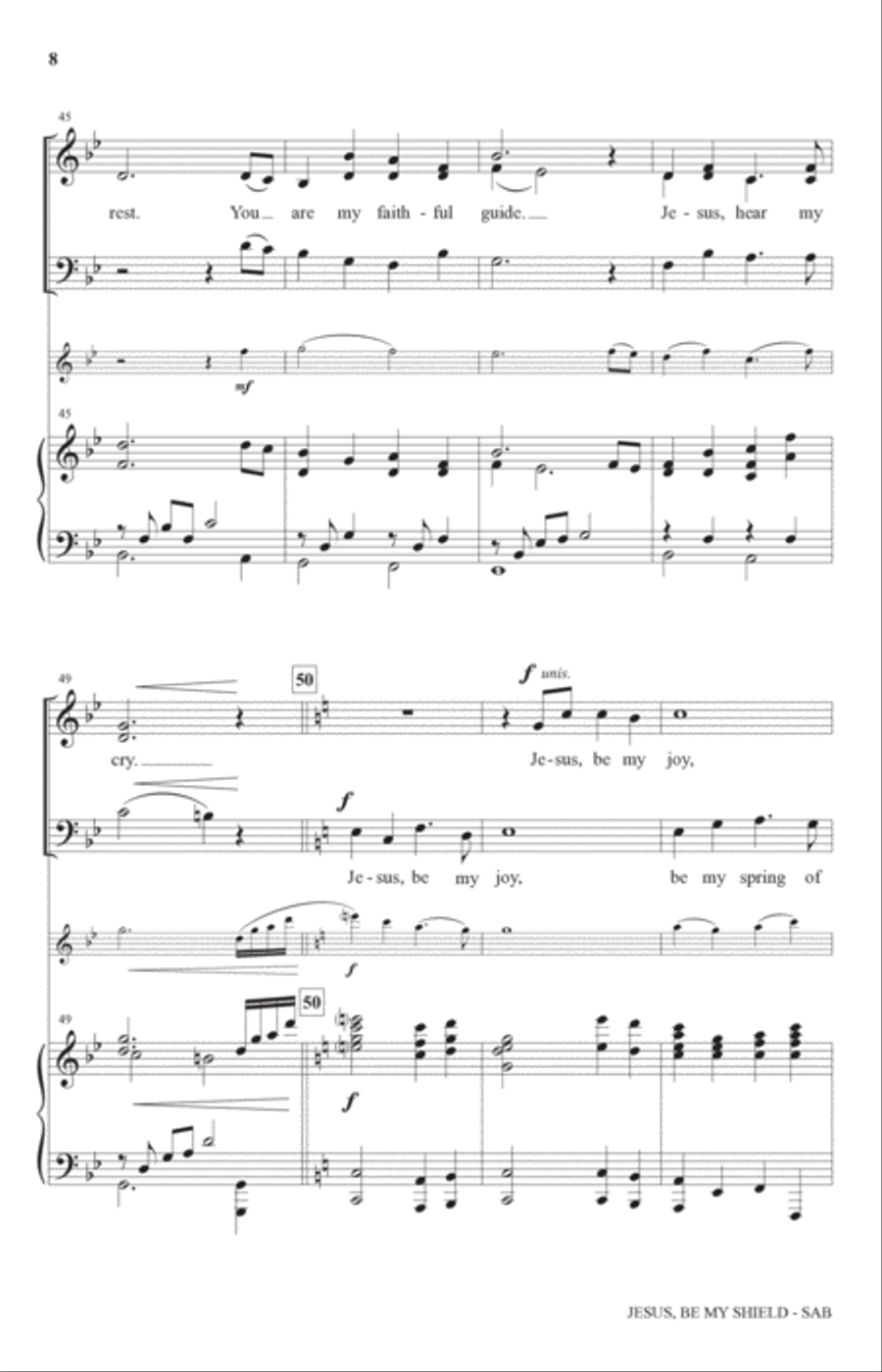 Jesus, Be My Shield (arr. Charles McCartha) 3-Part scores gallery preview page 7