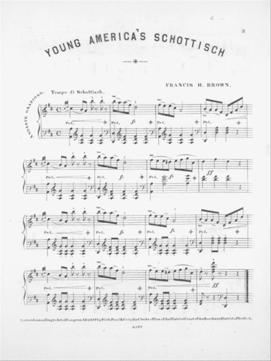 The Young America Schottisch Piano Solo scores gallery preview page 2