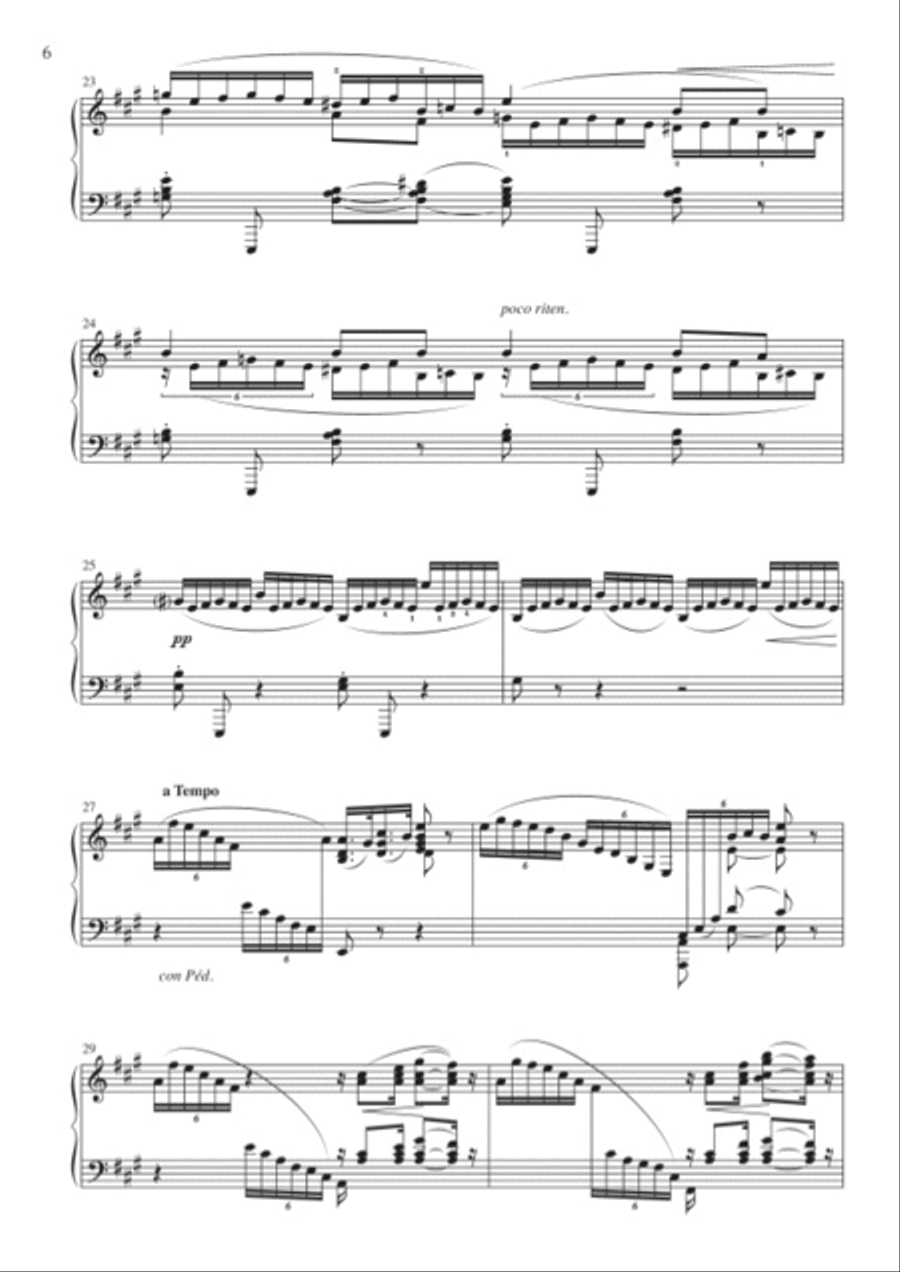 Pages intimes Op. 2, movements 3-6, Op. 2 Piano Solo scores gallery preview page 4