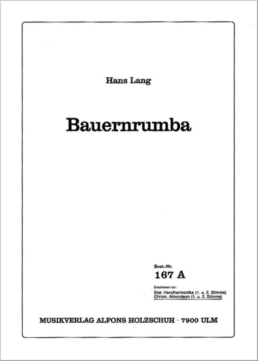 Bauern-Rumba Accordion scores gallery preview page 1