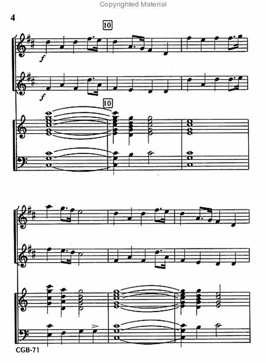 Two Pieces for Handbells and Trumpets
