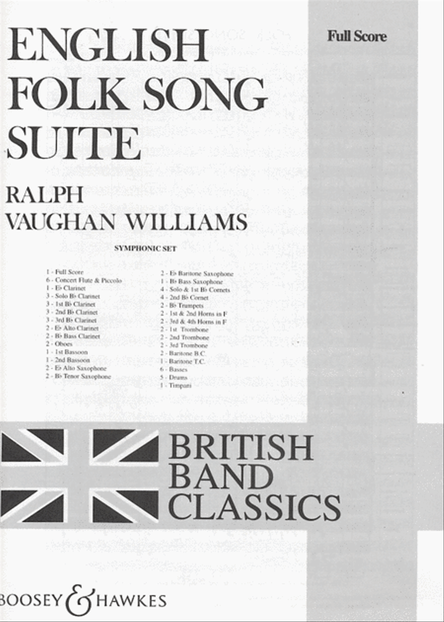 English Folk Song Suite Concert Band scores gallery preview page 1