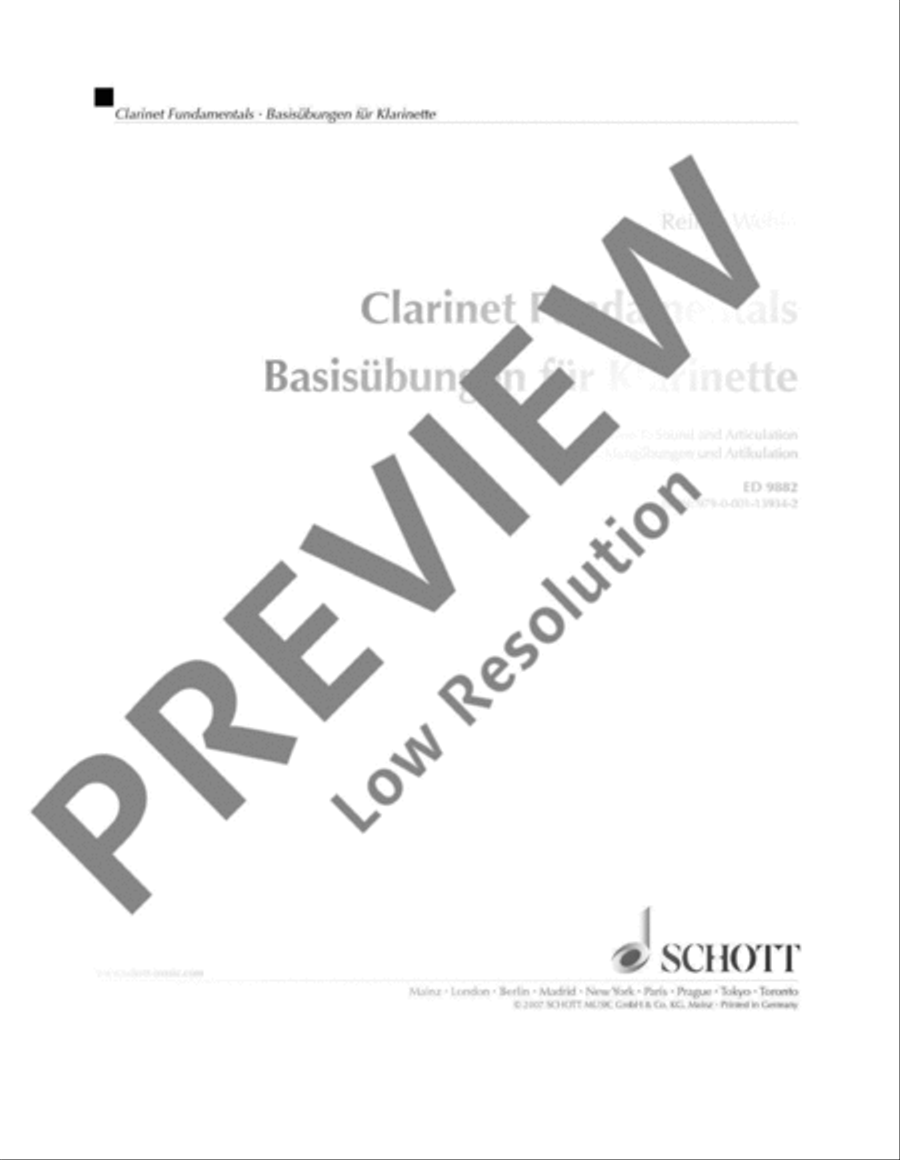 Clarinet Fundamentals Clarinet Fundamentals Clarinet Solo scores gallery preview page 2
