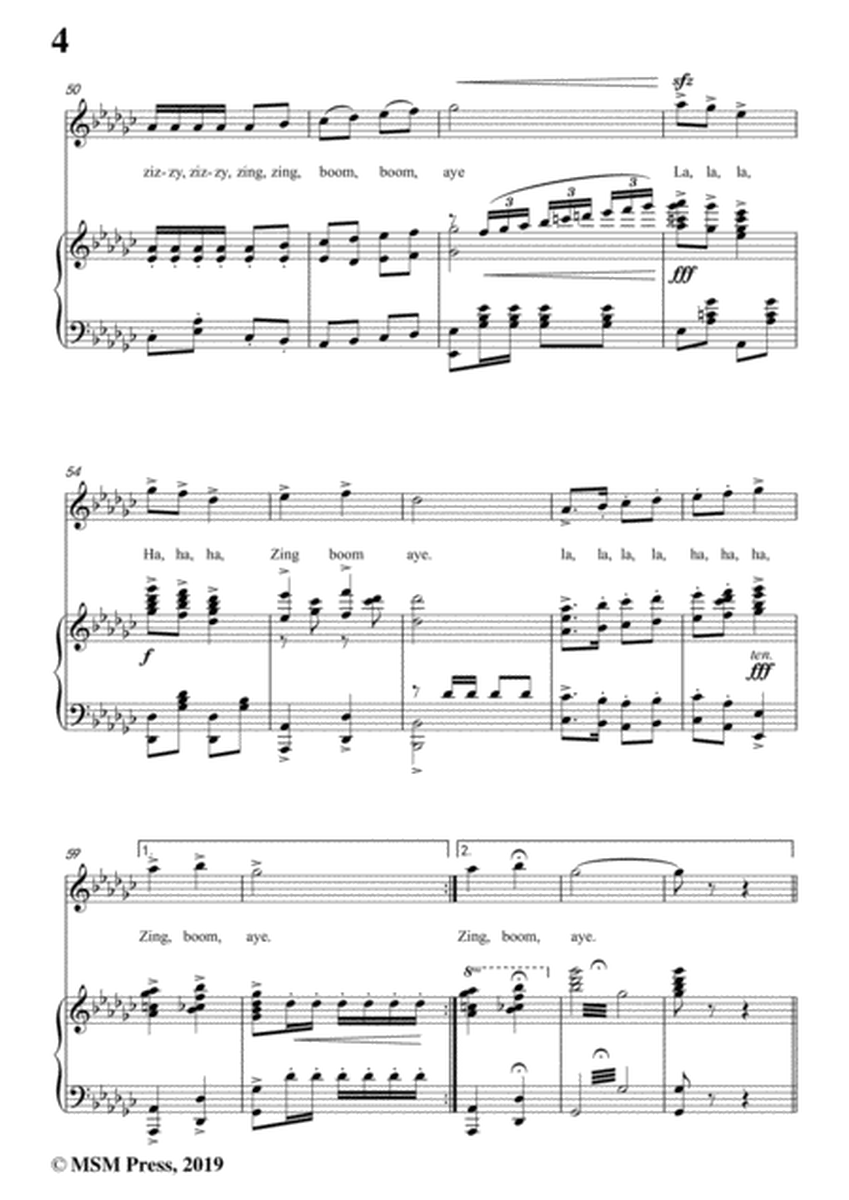 Victor Herbert-Italian Street Song,in G flat Major,for Voice and Piano image number null