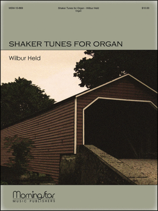 Book cover for Shaker Tunes for Organ