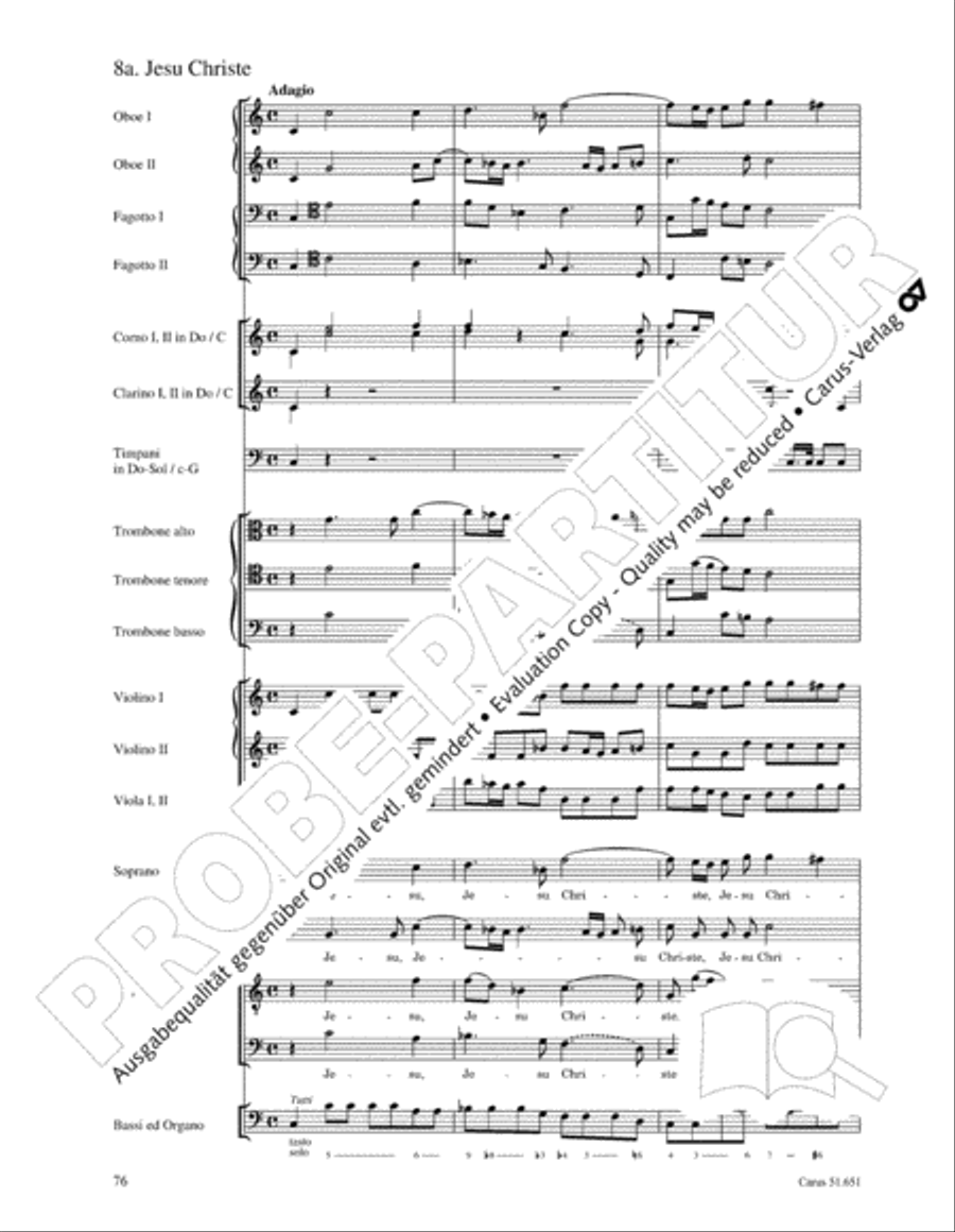 C Minor Mass, K. 427 (Missa in c KV 427) 4-Part scores gallery preview page 92