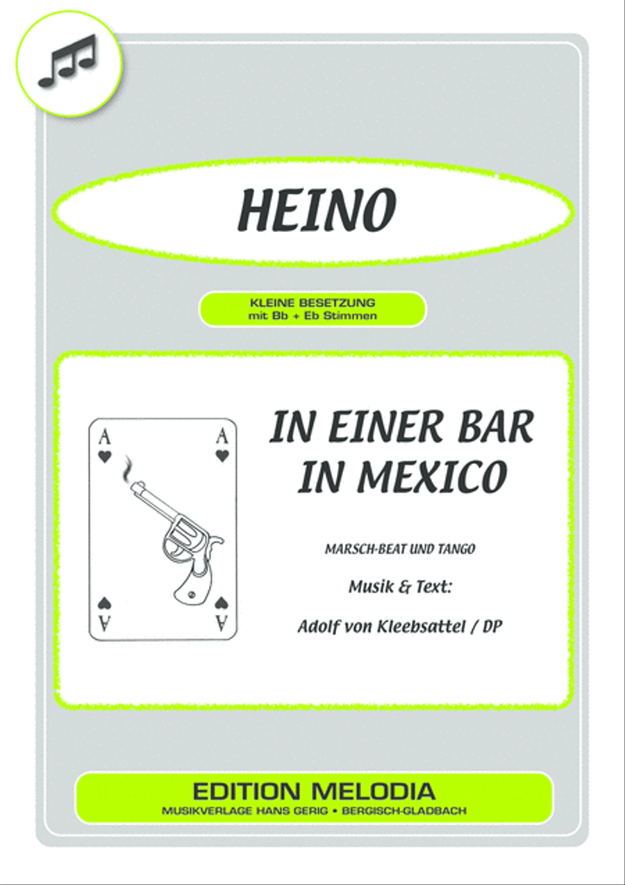In einer Bar in Mexico In einer Bar in Mexico Voice scores gallery preview page 1