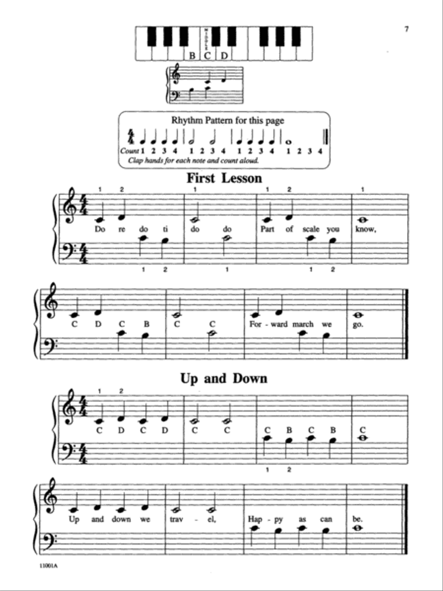 Michael Aaron Piano Course Lessons Grade 1 Piano Method scores gallery preview page 5