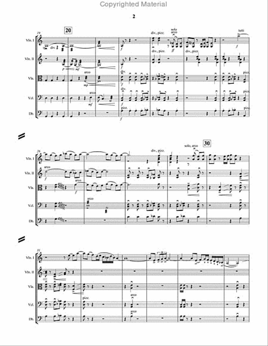 Tango Concertante String Orchestra scores gallery preview page 3