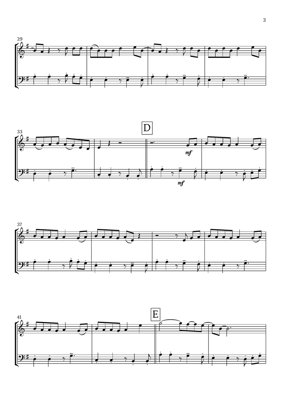 Lunch Trombone Duet scores gallery preview page 3
