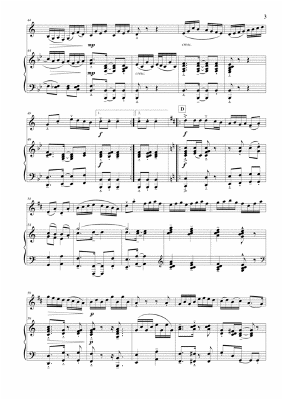 O Carolan's Concerto O Carolan's Concerto Clarinet Solo scores gallery preview page 4