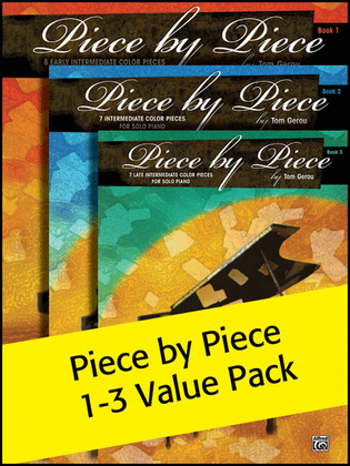Book cover for Piece by Piece Books 1-3 (Value Pack)