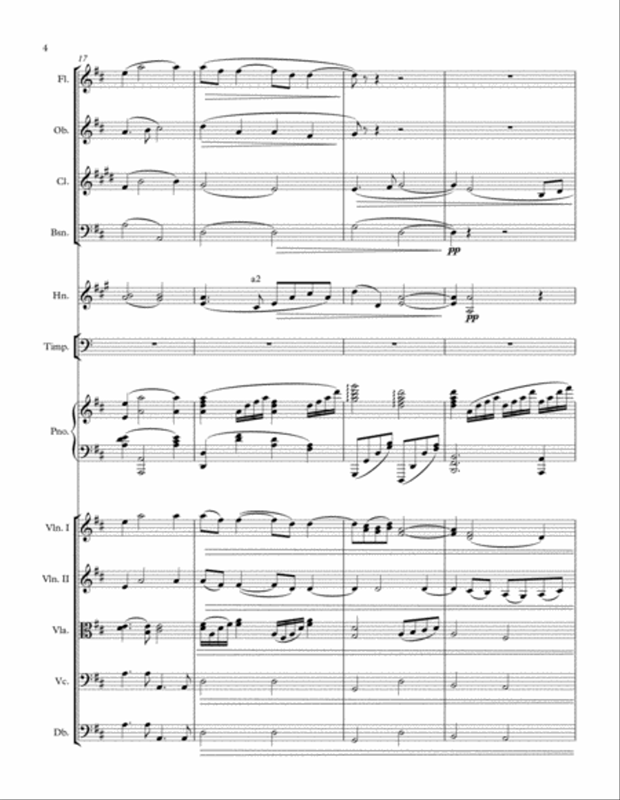 Hachiko (1923-1935) Score and Parts Chamber Orchestra scores gallery preview page 4