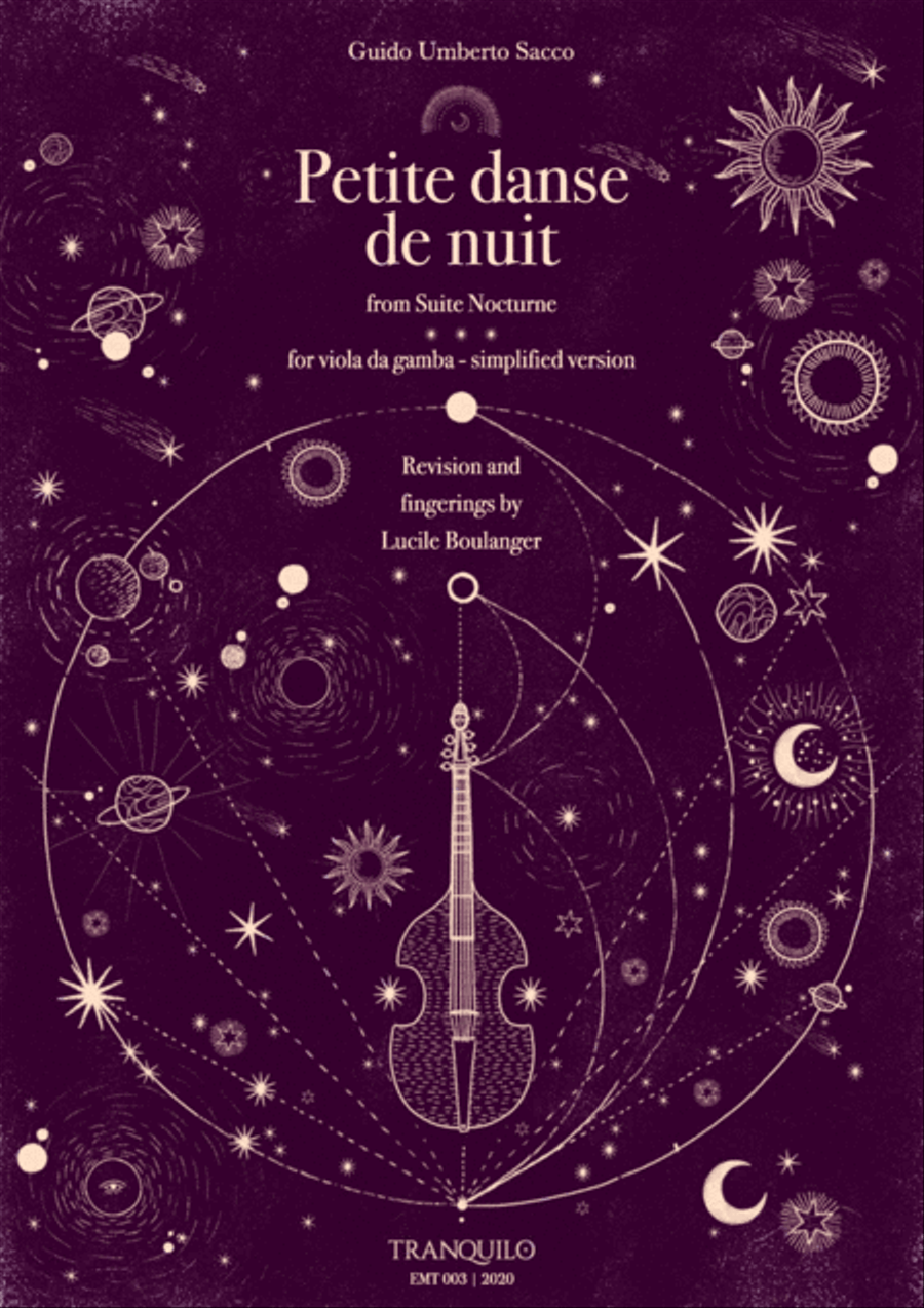 Petite danse de nuit - Simplified Viola scores gallery preview page 1