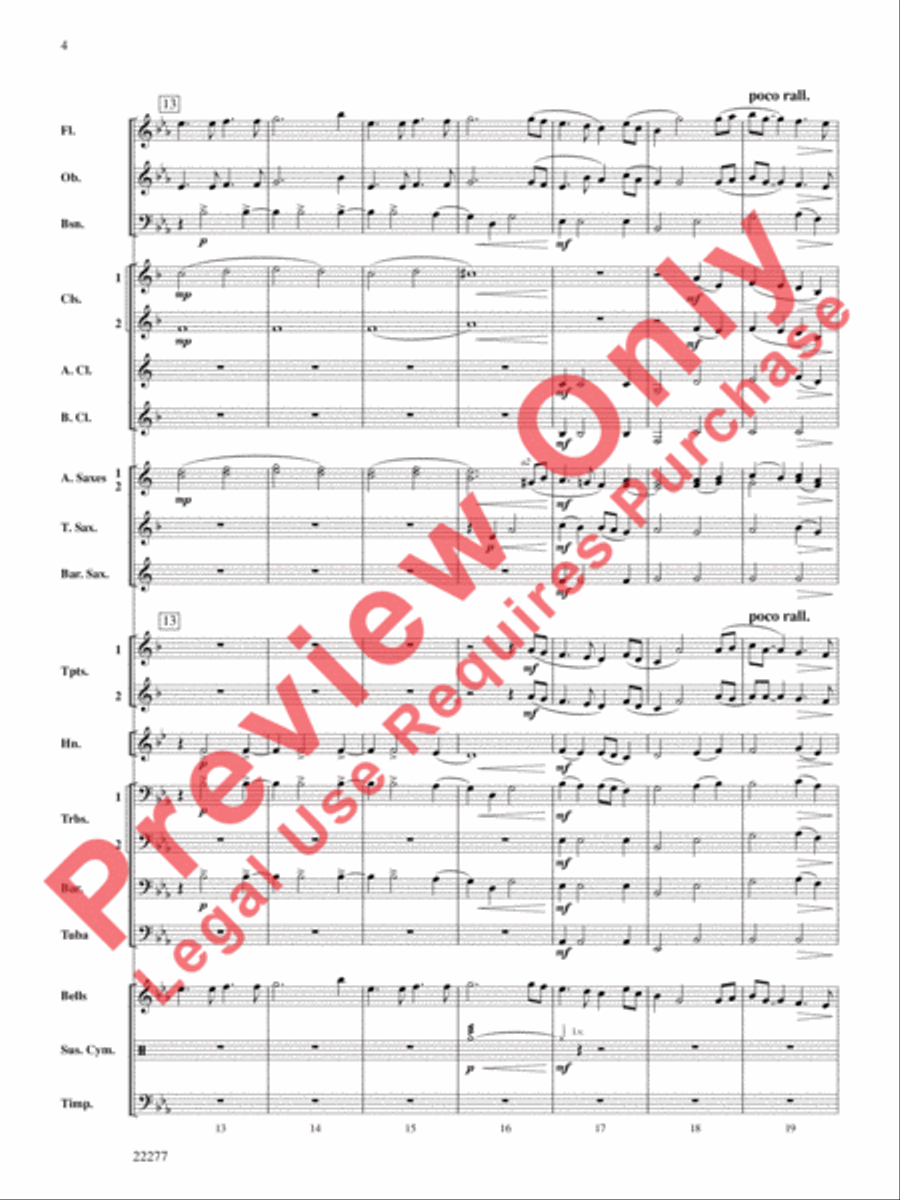 A Scottish Ballade Concert Band scores gallery preview page 5