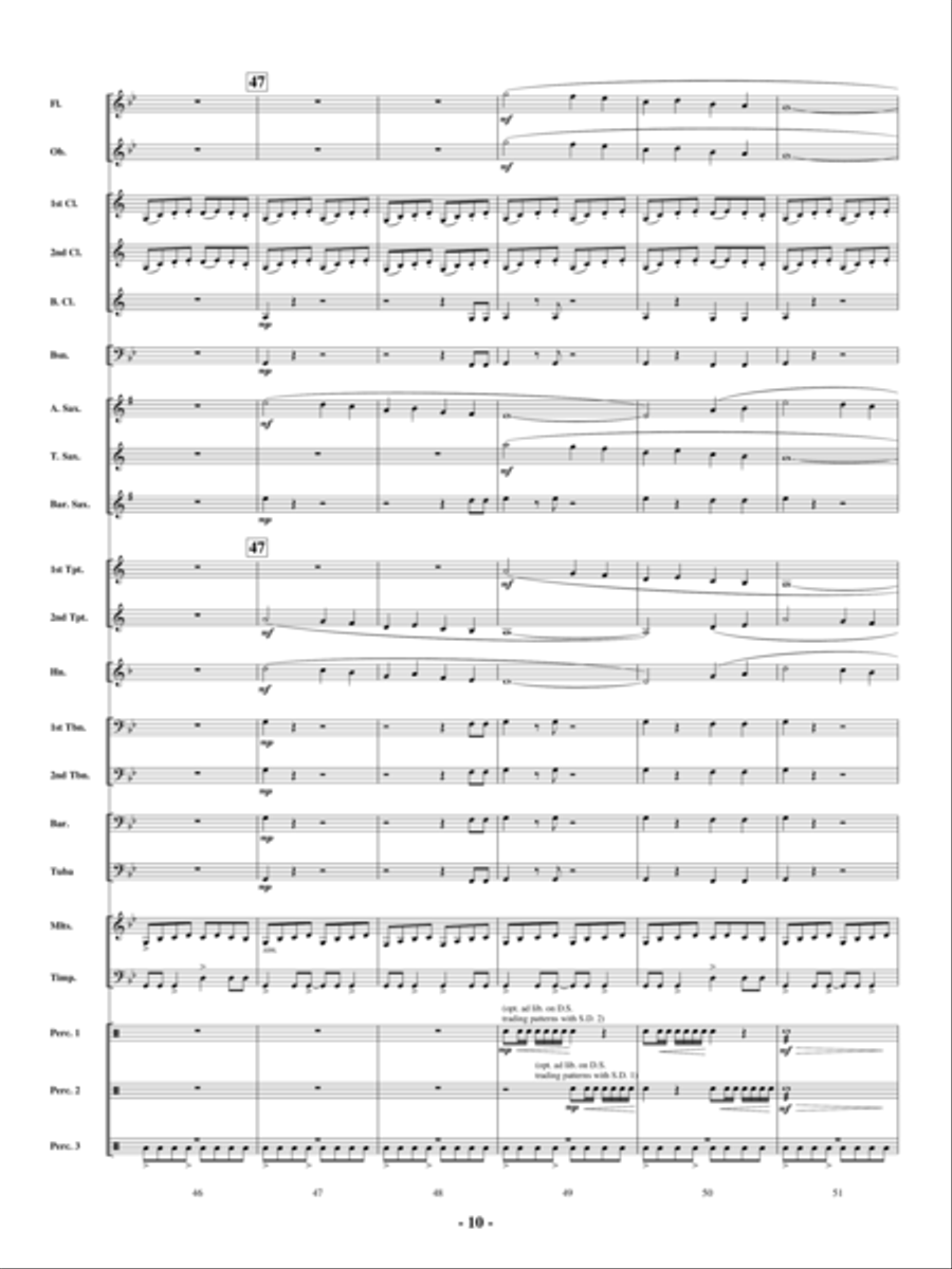 Repercussions Repercussions Concert Band scores gallery preview page 9
