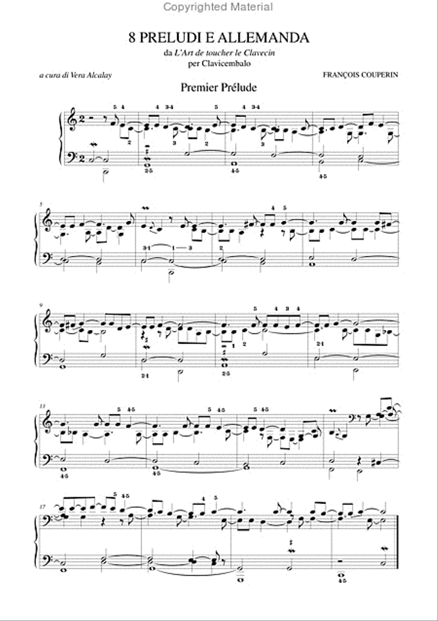 8 Preludes and Allemanda from 