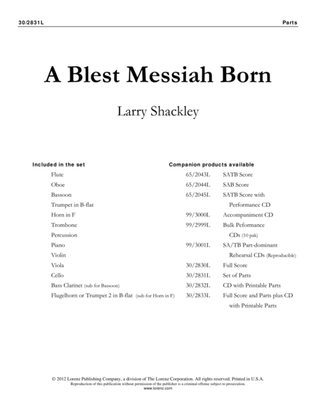 A Blest Messiah Born - Set of Parts