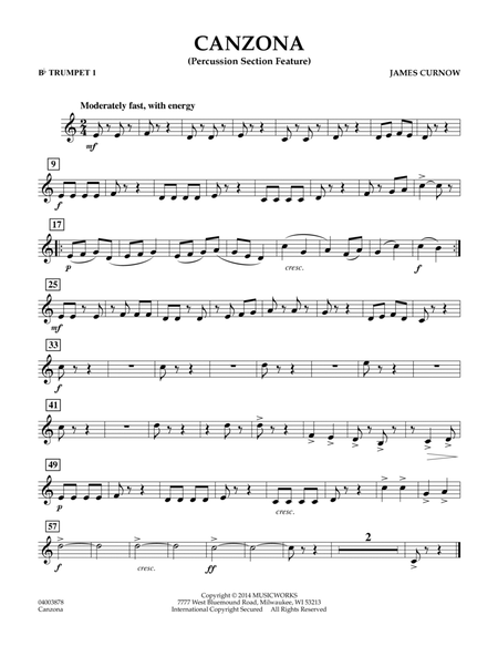Canzona - Bb Trumpet 1